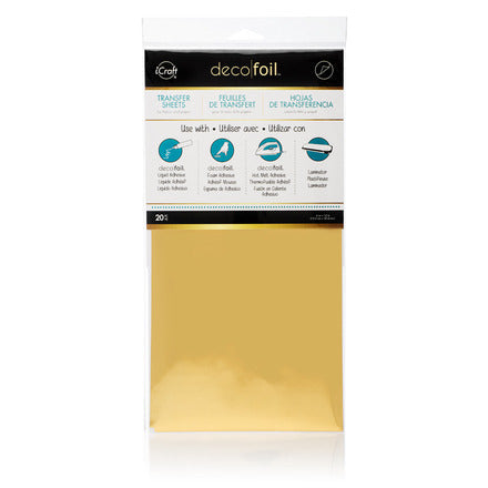 Deco Foil™ Transfer Sheets Value Pack • Gold