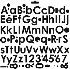 TCW301 Basic Letters 12x12 Stencil