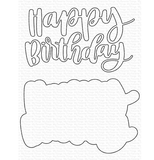 MFT-1724 Hand-Lettered Happy Birthday Die-namics
