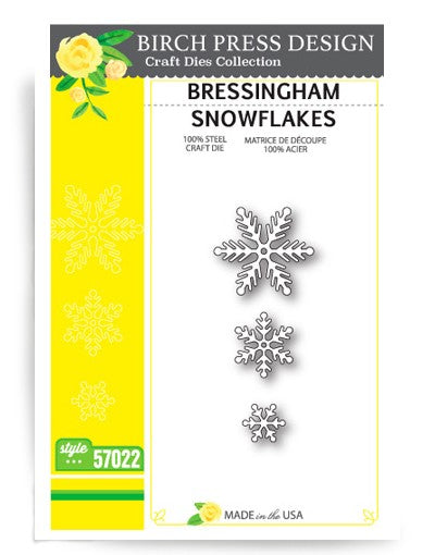 57022 Bressingham Snowflakes craft die