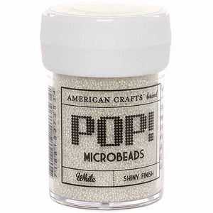 27353 American Crafts Pop! White Microbeads